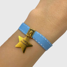 Carica l'immagine nel visualizzatore di Gallery, BRACCIALE PENDENTE STELLA CON SCRITTA "LIKE A PRINCESS"