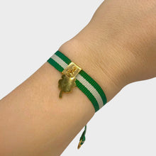 Carica l'immagine nel visualizzatore di Gallery, BRACCIALE PENDENTE QUADRIFOGLIO IN ORO GIALLO