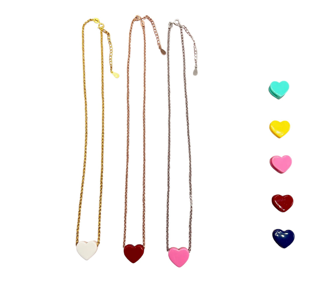 COLLANA LOVE ARGENTO 925