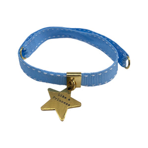 BRACCIALE PENDENTE STELLA CON SCRITTA "LIKE A PRINCESS"