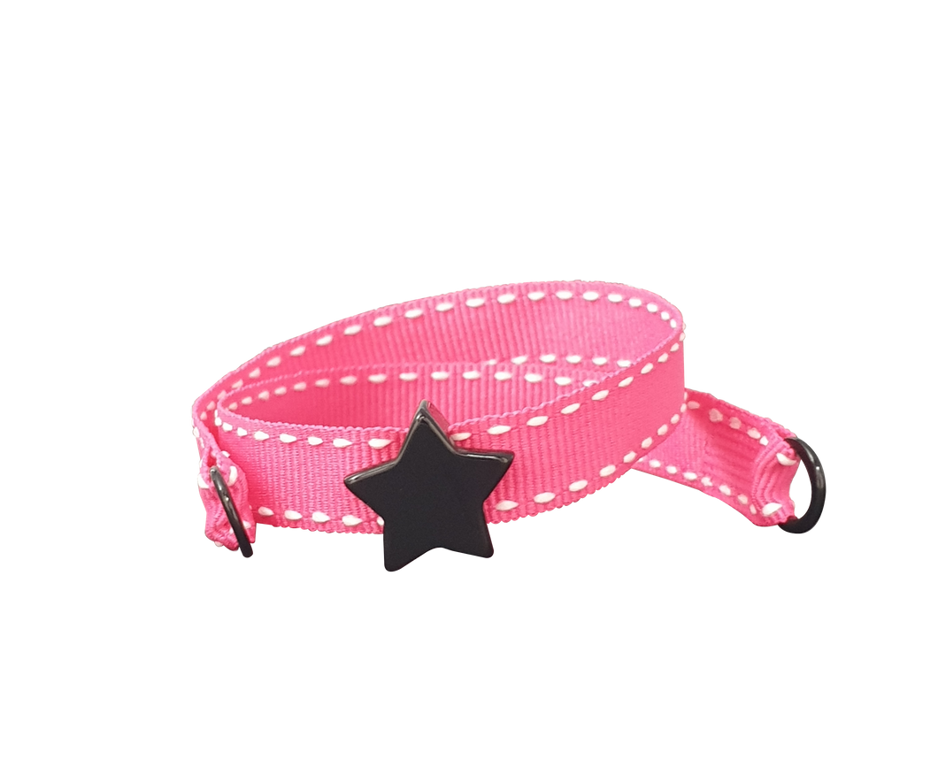 BRACCIALE ROSA STELLA NERA