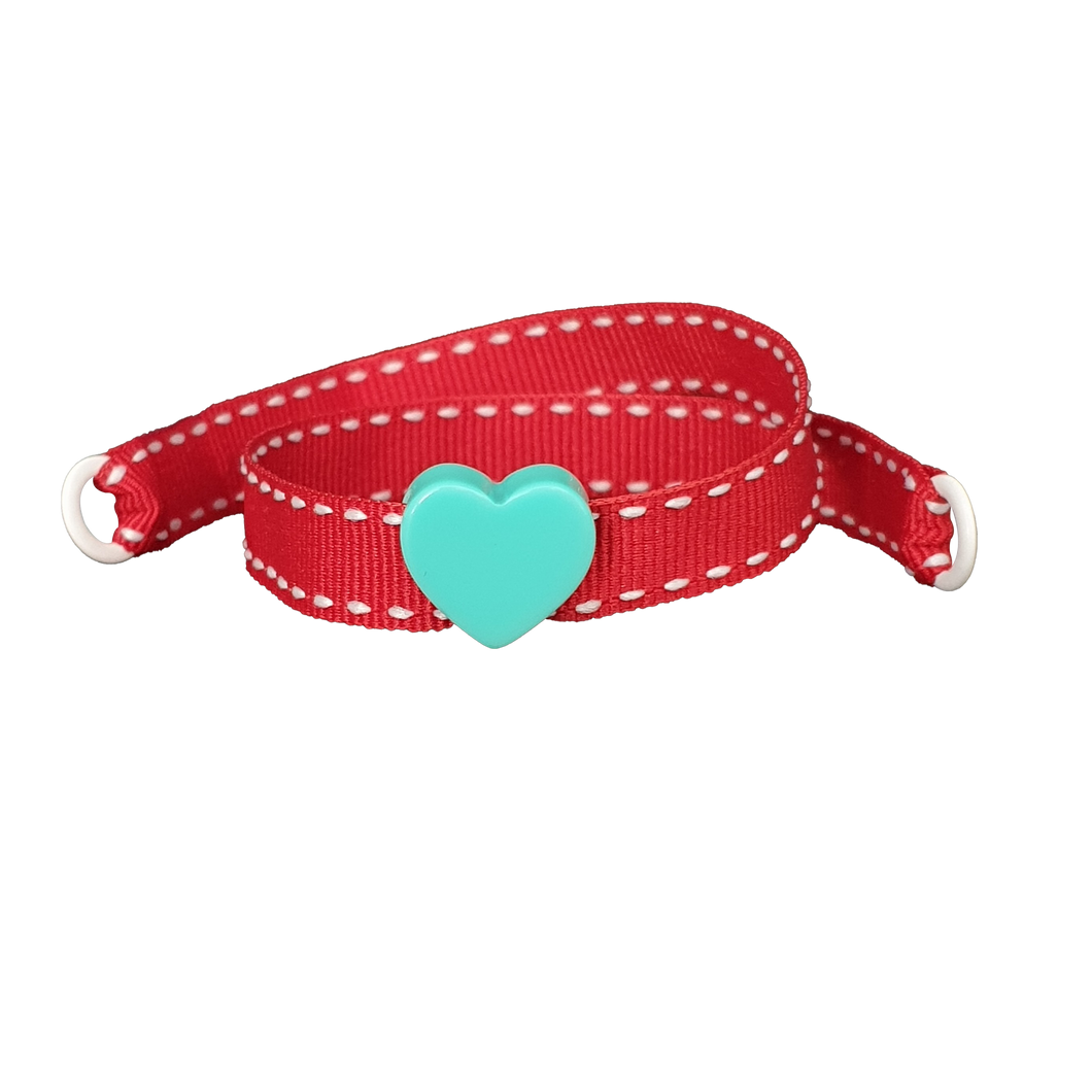 BRACCIALE ROSSO CUORE ACQUA