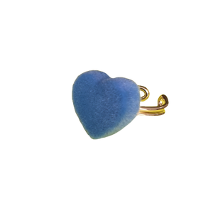 ANELLO CUORE VELLUTO AVIO