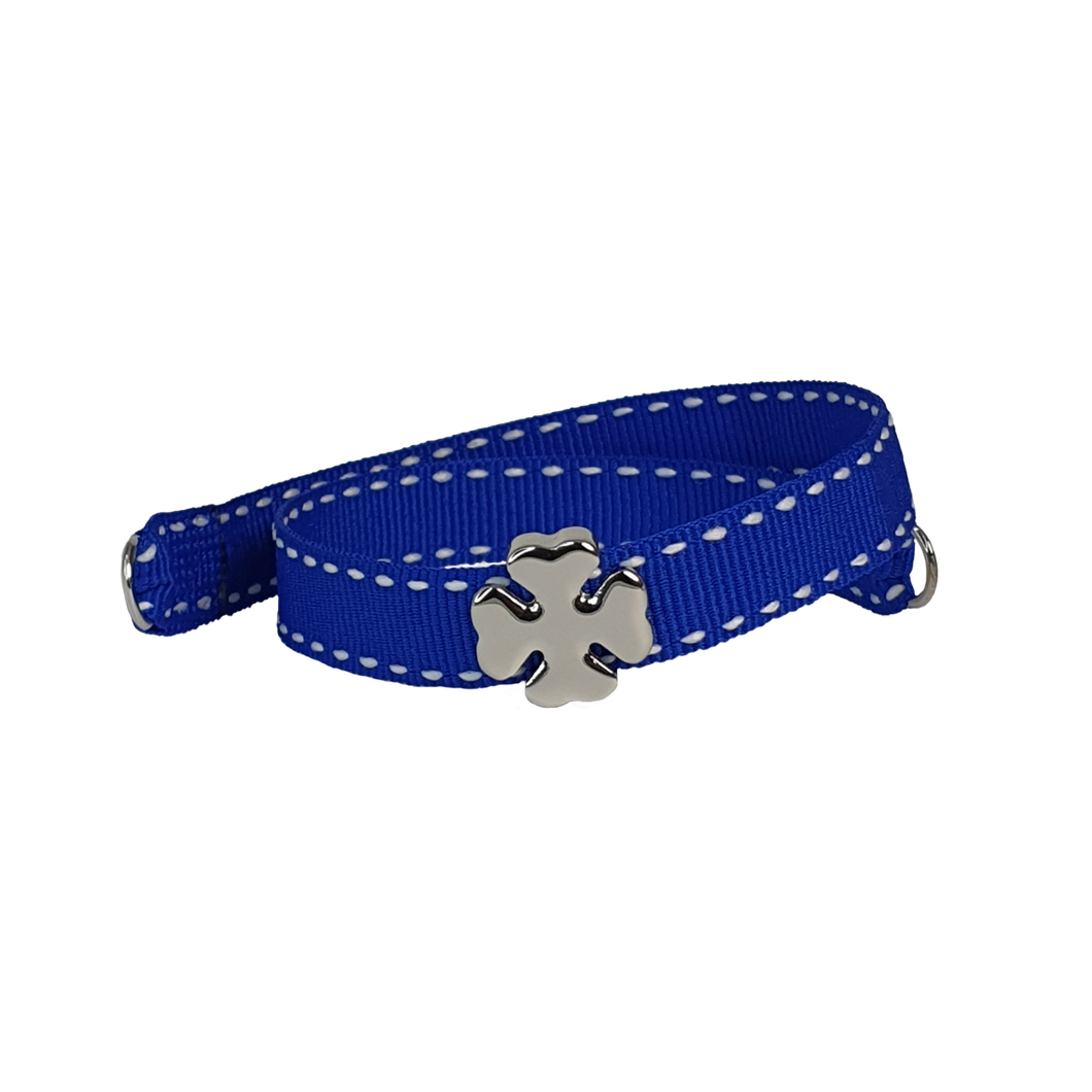 BRACCIALE BLU LACCA QUADRIFOGLIO PALLADIO