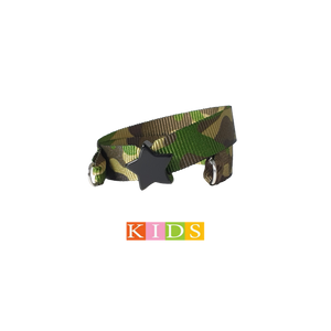 BRACCIALE KIDS CAMOUFLAGE STELLA NERA