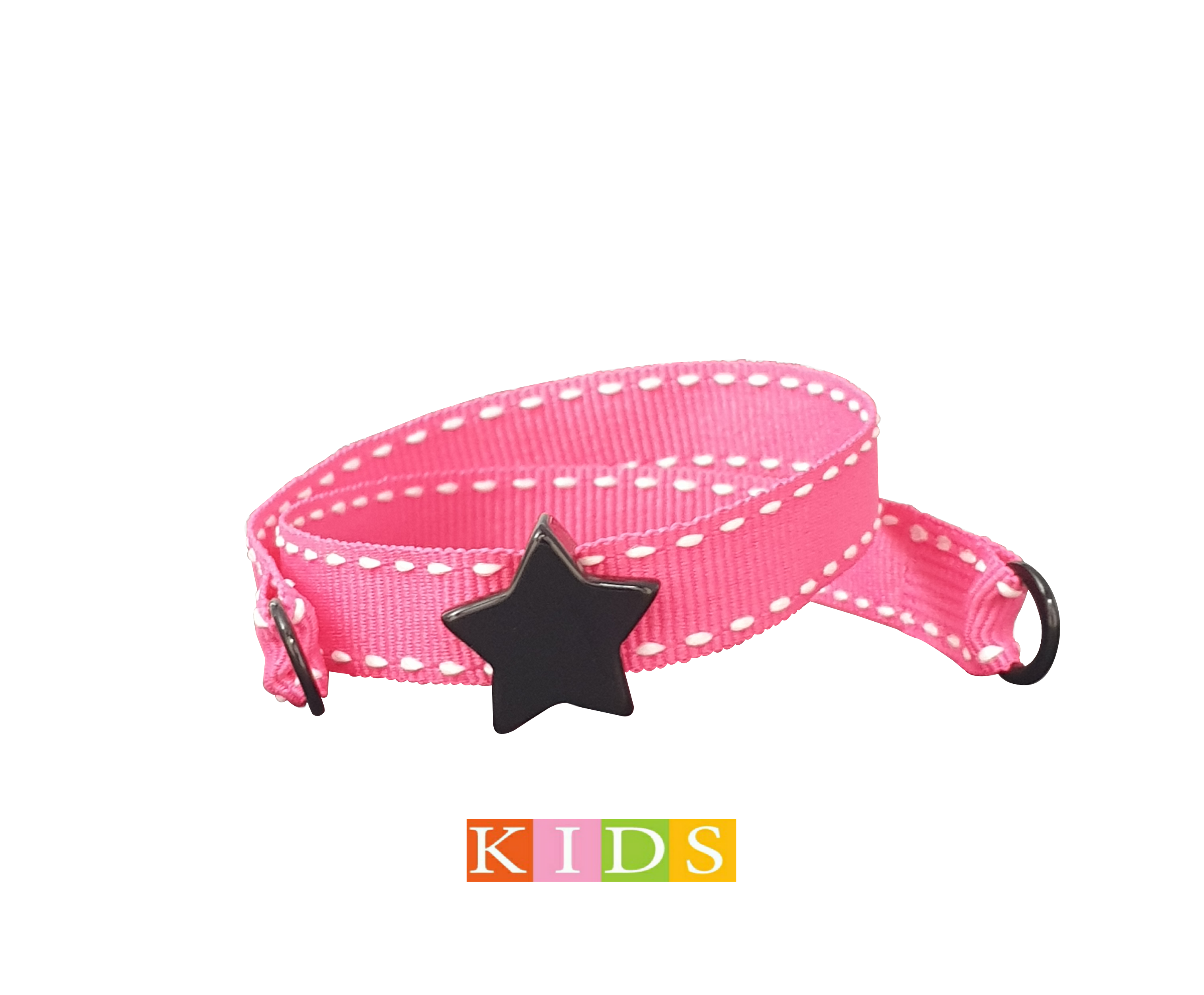 BRACCIALE KIDS ROSA STELLA NERA – Nora Pfeiffer Milano