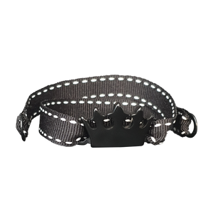 BRACCIALE NERO CORONA NERA